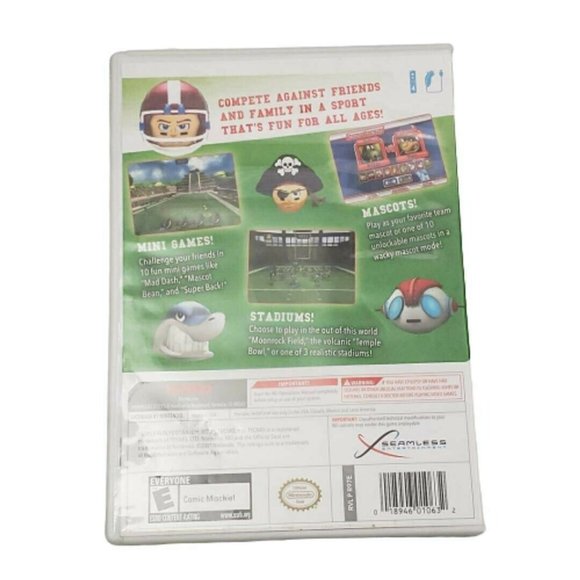 Nintendo Wii Family Fun Football Video Game (Complete, 2009) - Picture 3 of 3